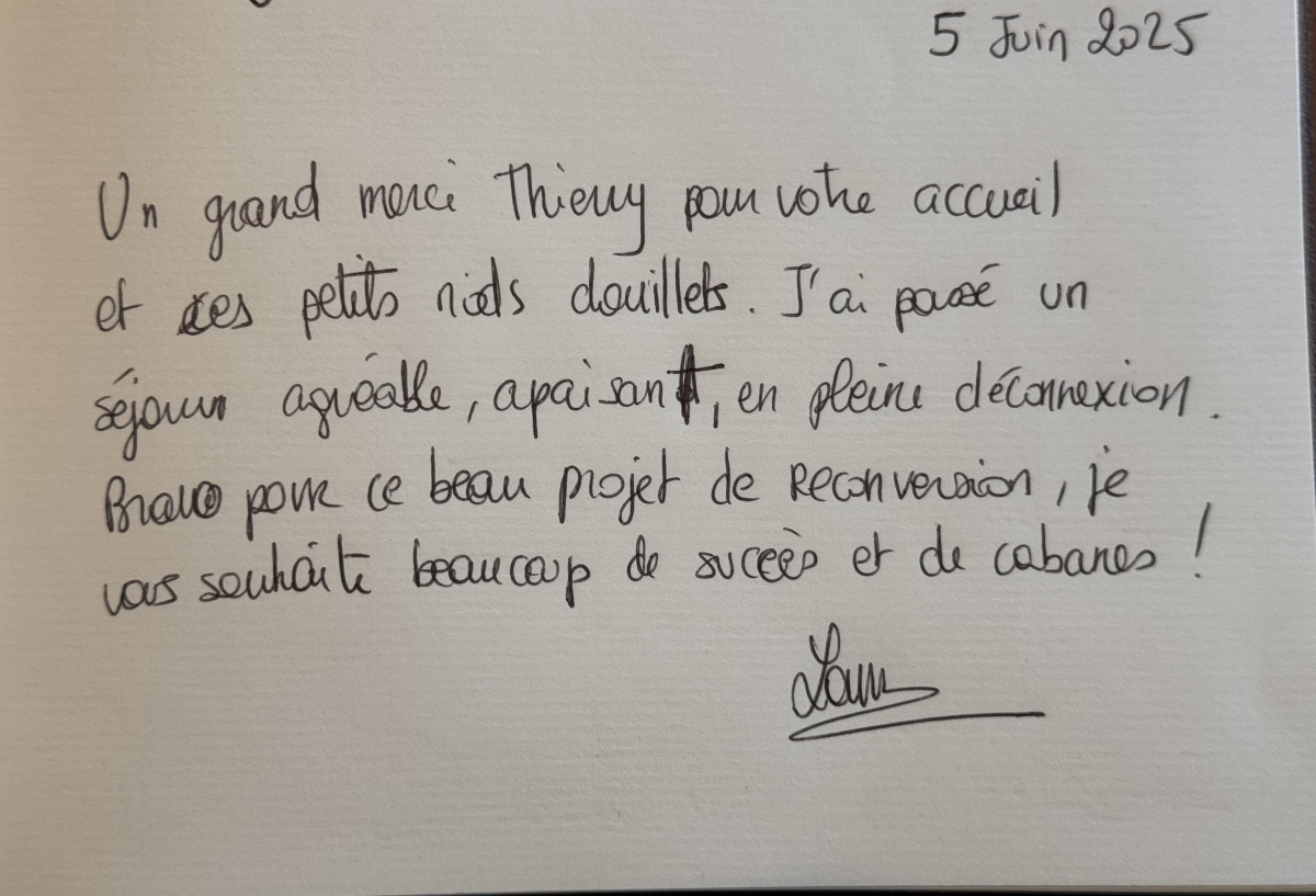 Avis sur notre Livre d’Or (3)