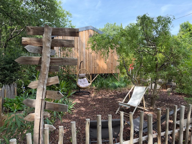 Espaces privatisés extérieur de nos cabanes en bois